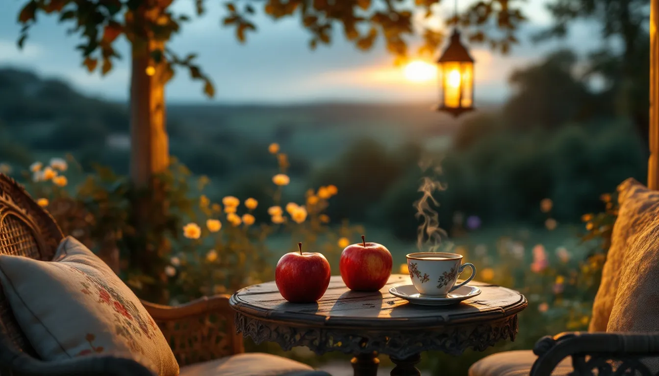 Intégrer les pommes dans votre routine du soir est simple et bénéfique.